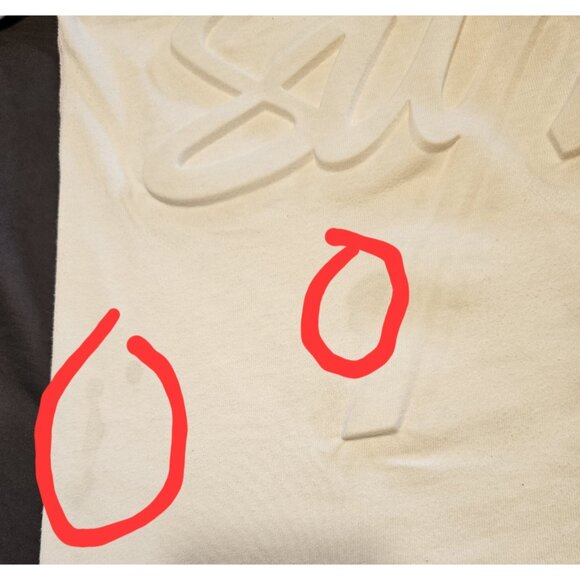 Superdry Men's T-Shirt Size XL Regular White Short sleeve Tee textured Logo - Picture 2 of 10